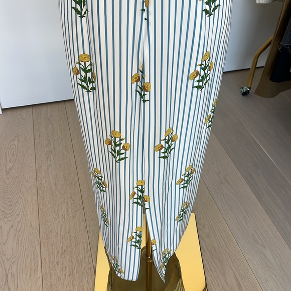 RHODE Wanda Dress Size XL Striped Floral Print Shopbop Exclusive Spring Summer - Picture 7 of 16